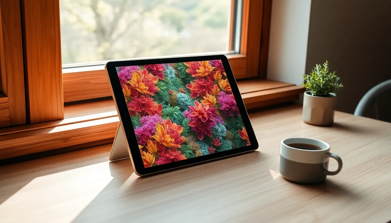 스마트폰과 태블릿PC를 사용하는 모습