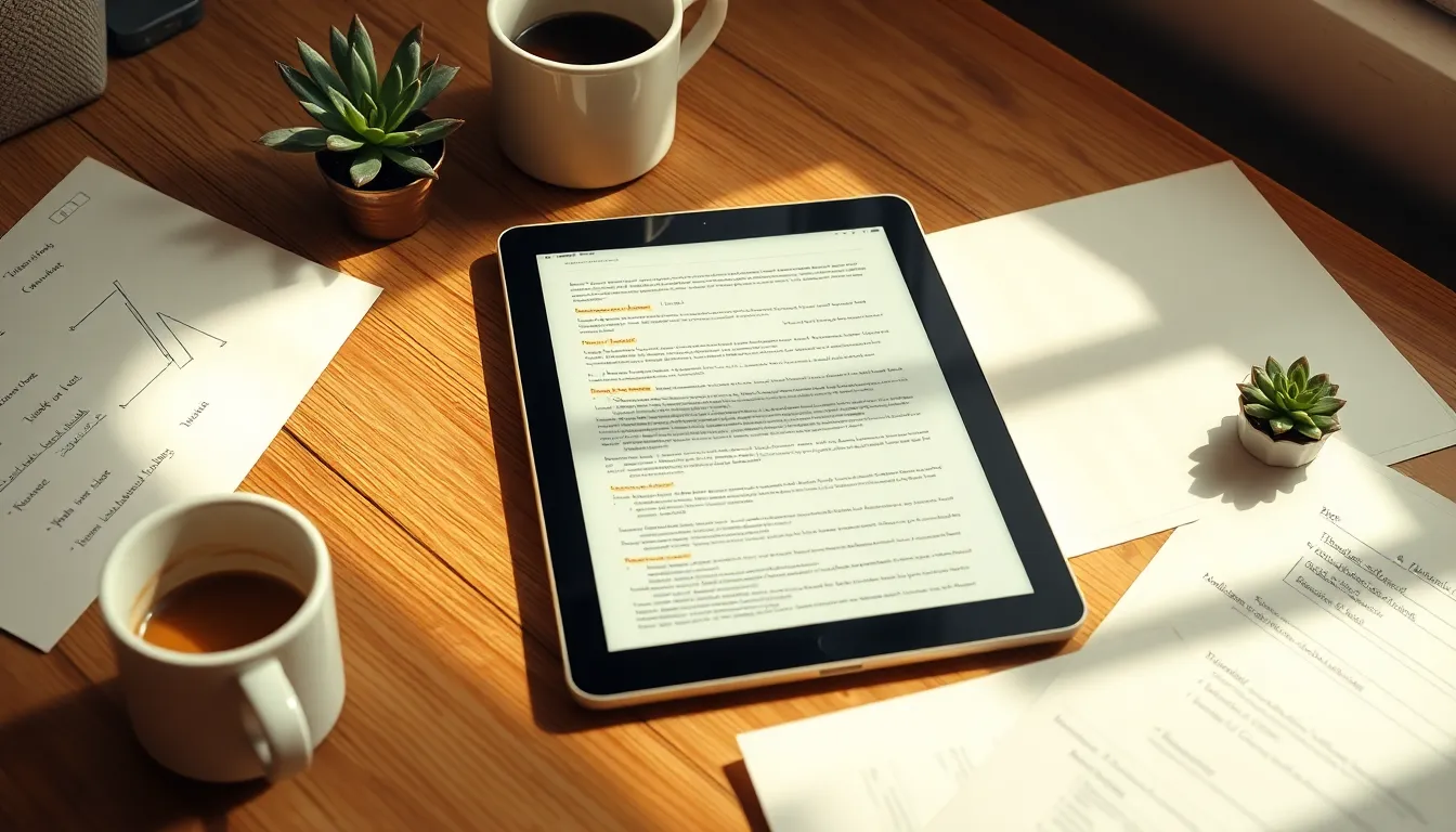 태블릿 활용 예시